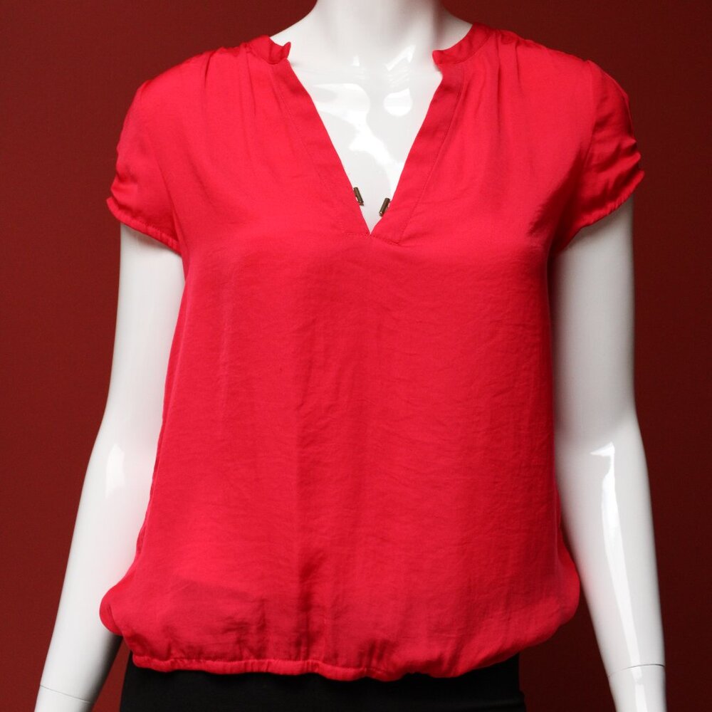 Zara Basic Red Blouse